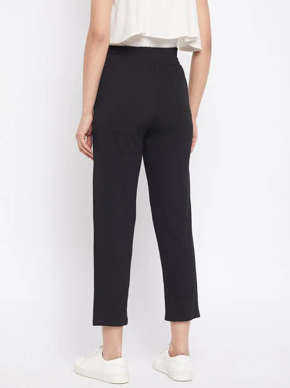winered-black-regular-fit-polyester-solid-trouser