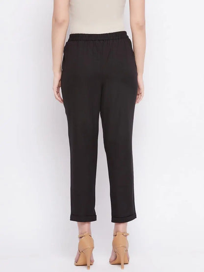 winered-black-regular-fit-cotton-solid-trouser