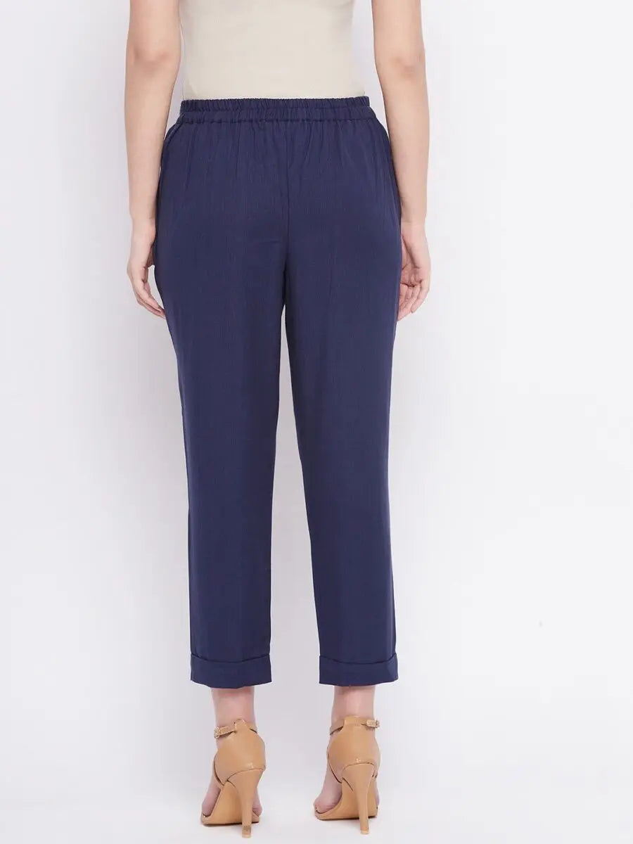 winered-navy-blue-regular-fit-cotton-solid-trouser