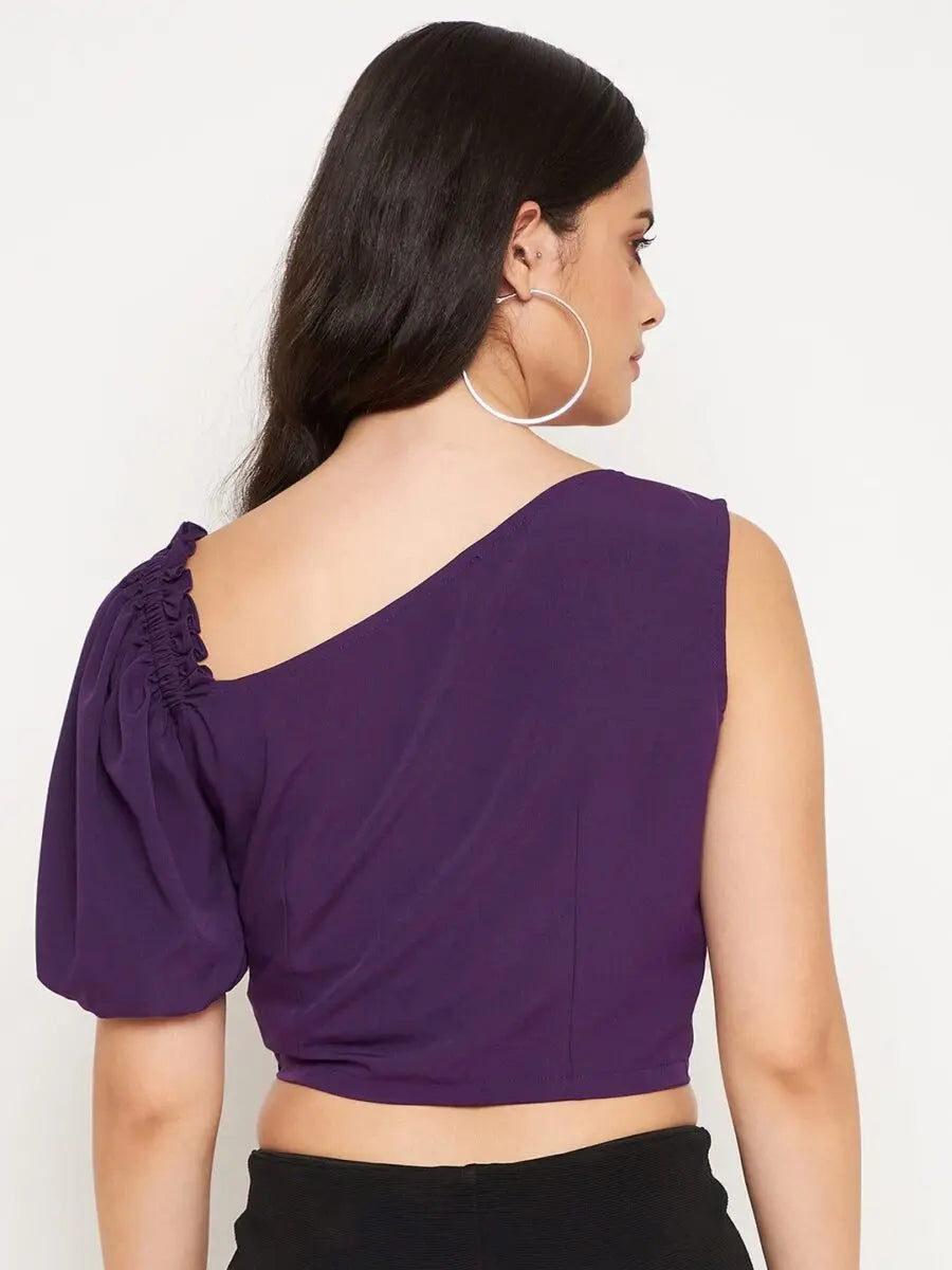winered-purple-one-shoulder-crop-top