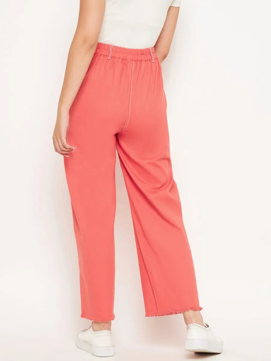 winered-peach-high-rise-straight-trouser