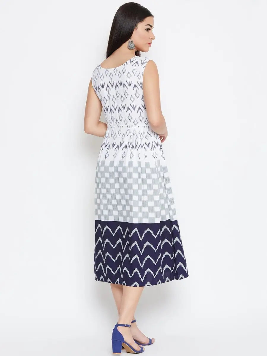 winered-white-a-line-rayon-printed-dress