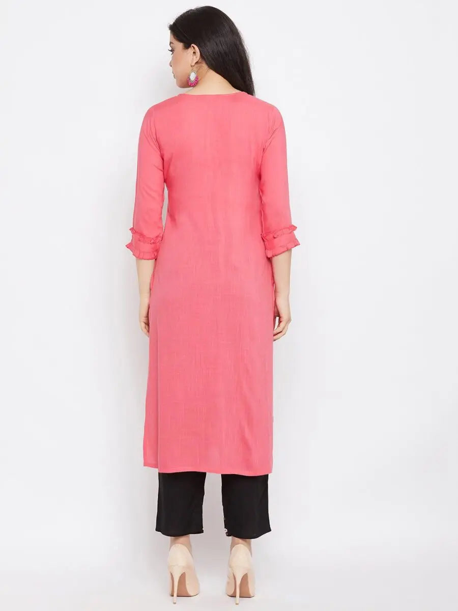 winered-pink-straight-rayon-embroidered-kurta-and-palazzo-set