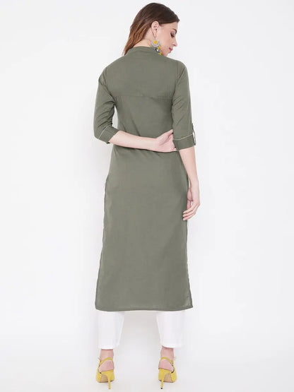 winered-grey-straight-cotton-embroidered-kurta