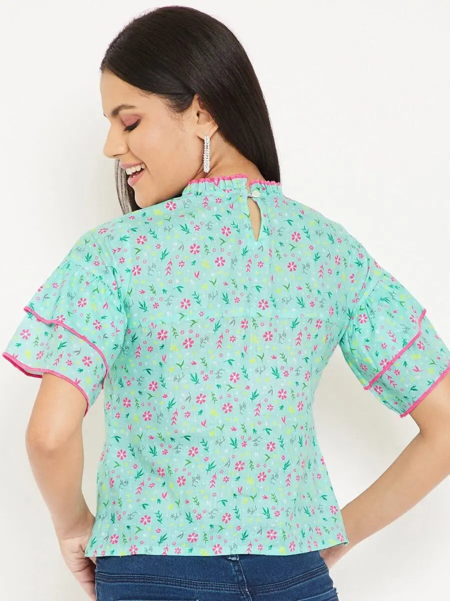 winered-green-printed-cotton-boxy-top