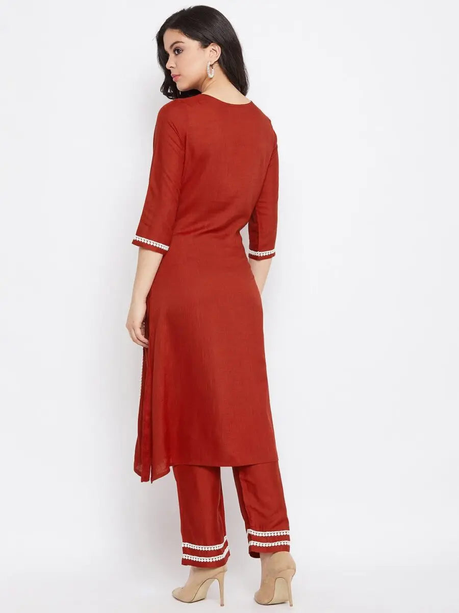 winered-maroon-straight-rayon-paisly-embroidered-kurta-and-palazzo-set