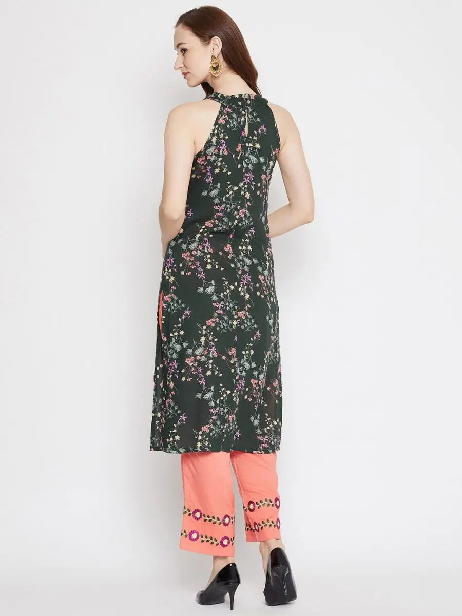 winered-green-straight-rayon-embroidered-kurta-and-palazzo-set