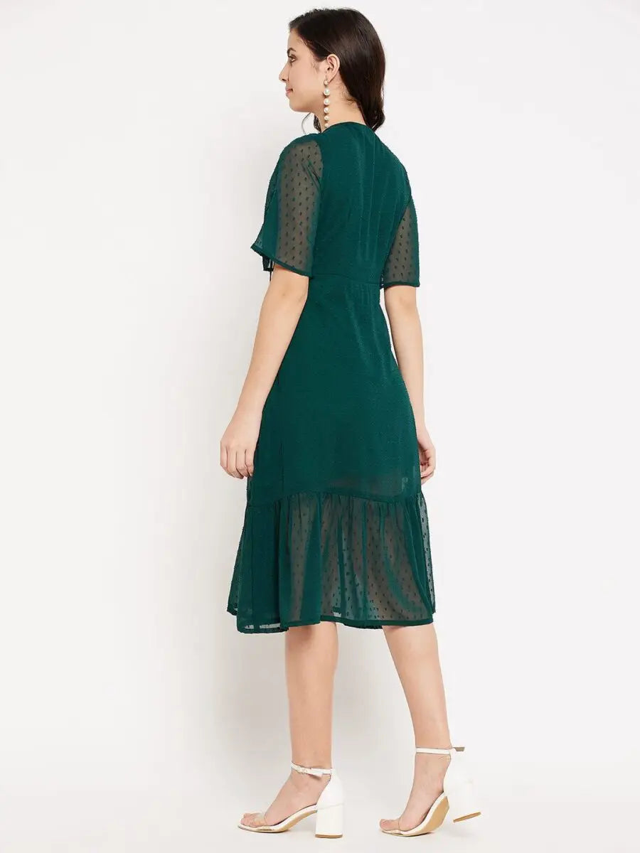 winered-winered-green-casual-wear-a-line-dress