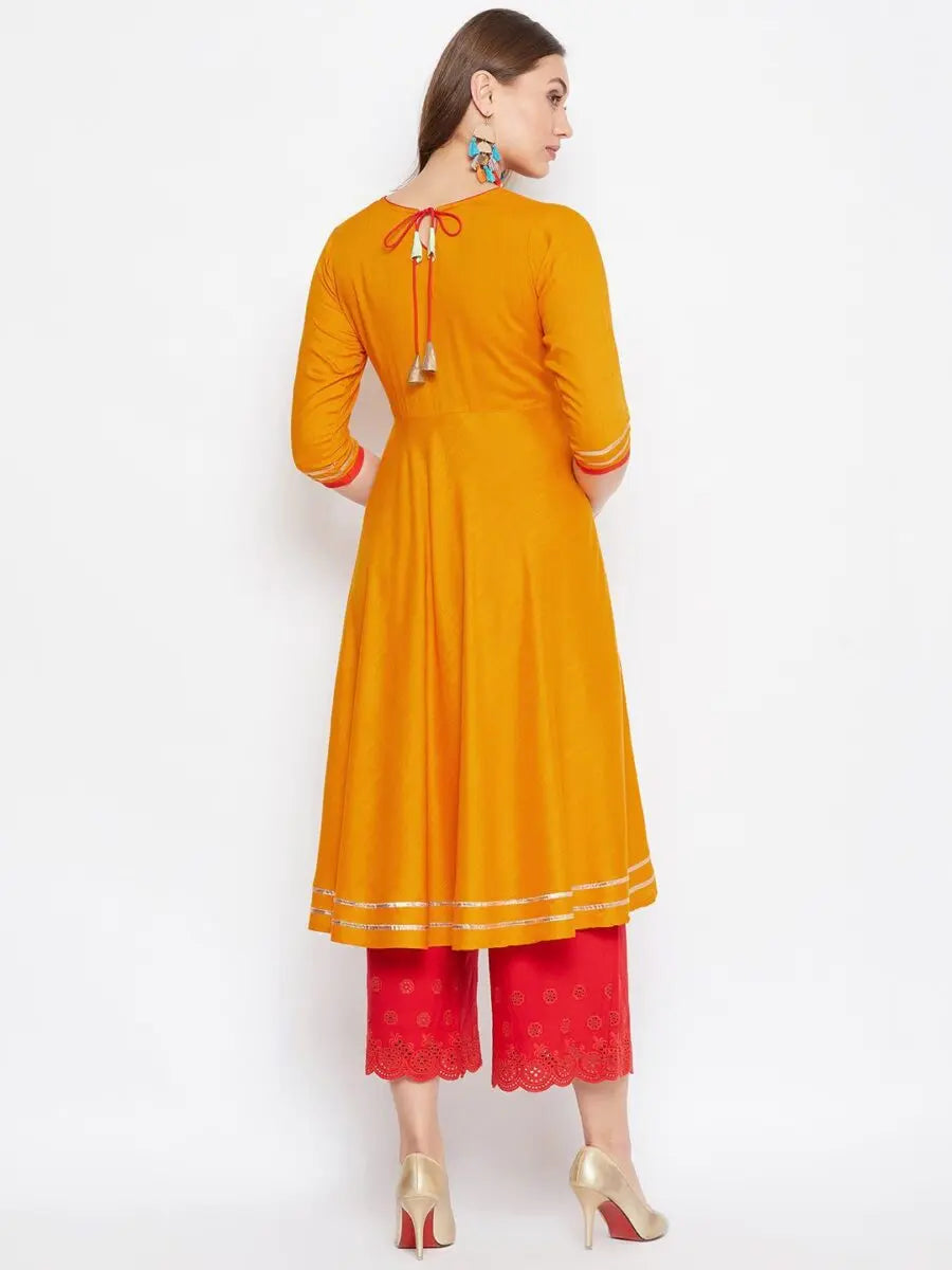 winered-mustard-yellow-anarkali-rayon-embroidered-kurta