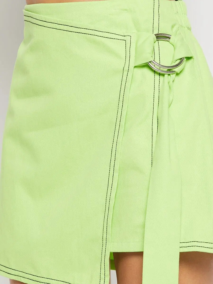 winered-women-neon-green-skirt-mini-wrap-with-adjuster