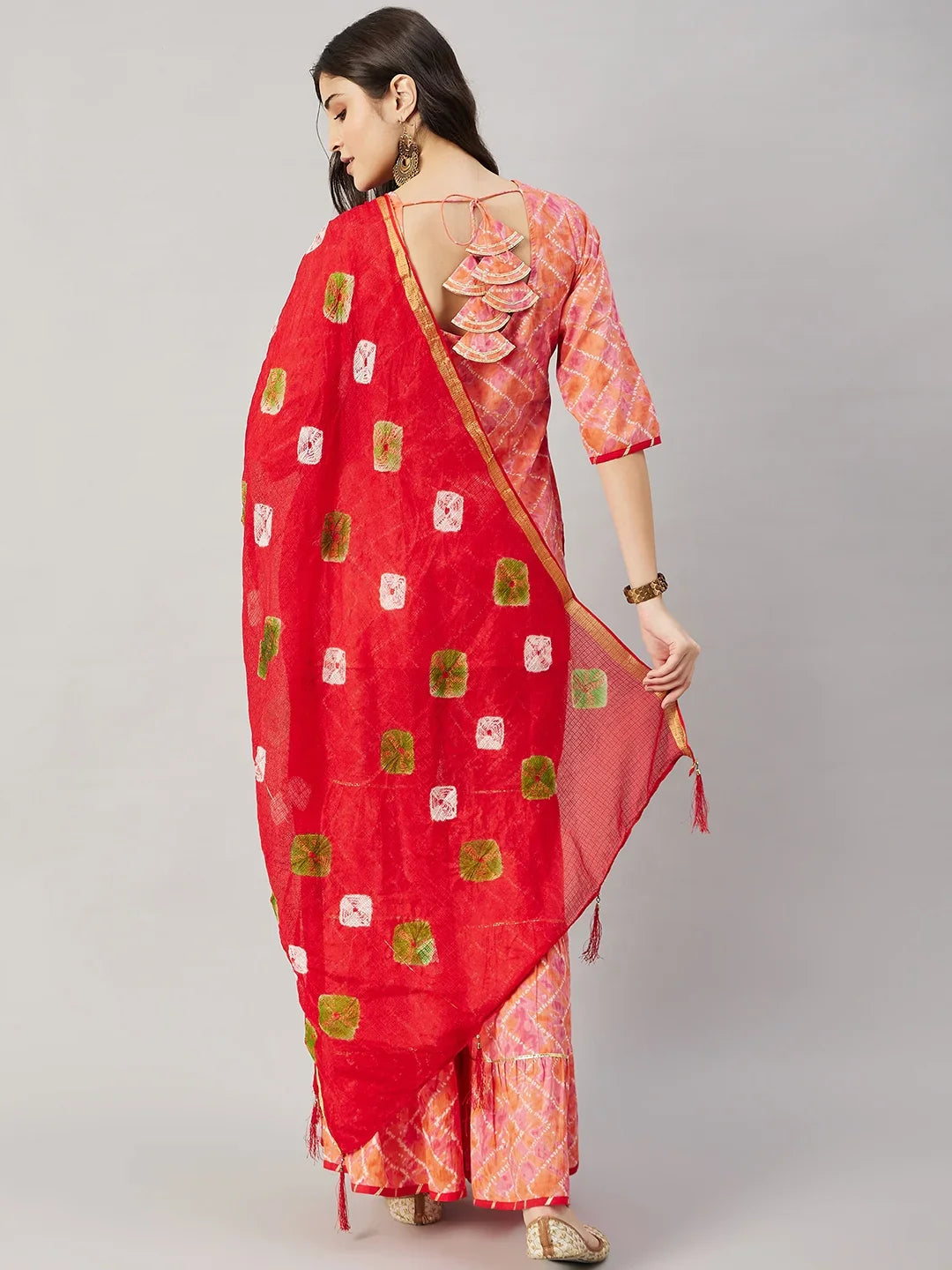 winered-woman-orange-cotton-kurta-set-with-neck-embroiderey-sharara-set