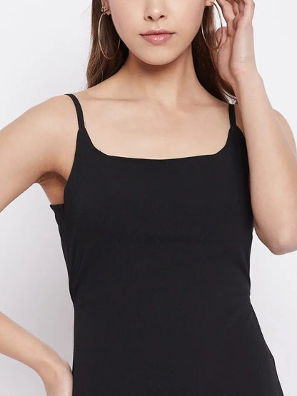 winered-black-maxi-crepe-solid-dress