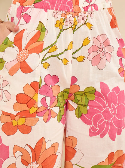 women-cotton-floral-hi-low-co-ord-set