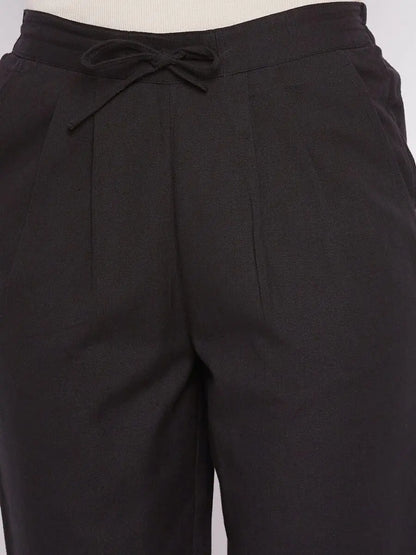 winered-black-regular-fit-cotton-solid-trouser