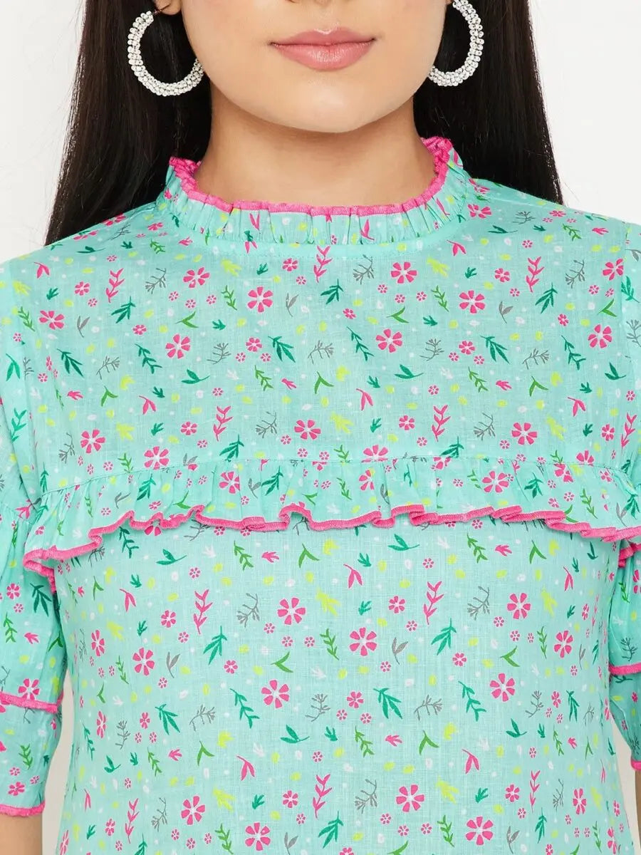 winered-green-printed-cotton-boxy-top