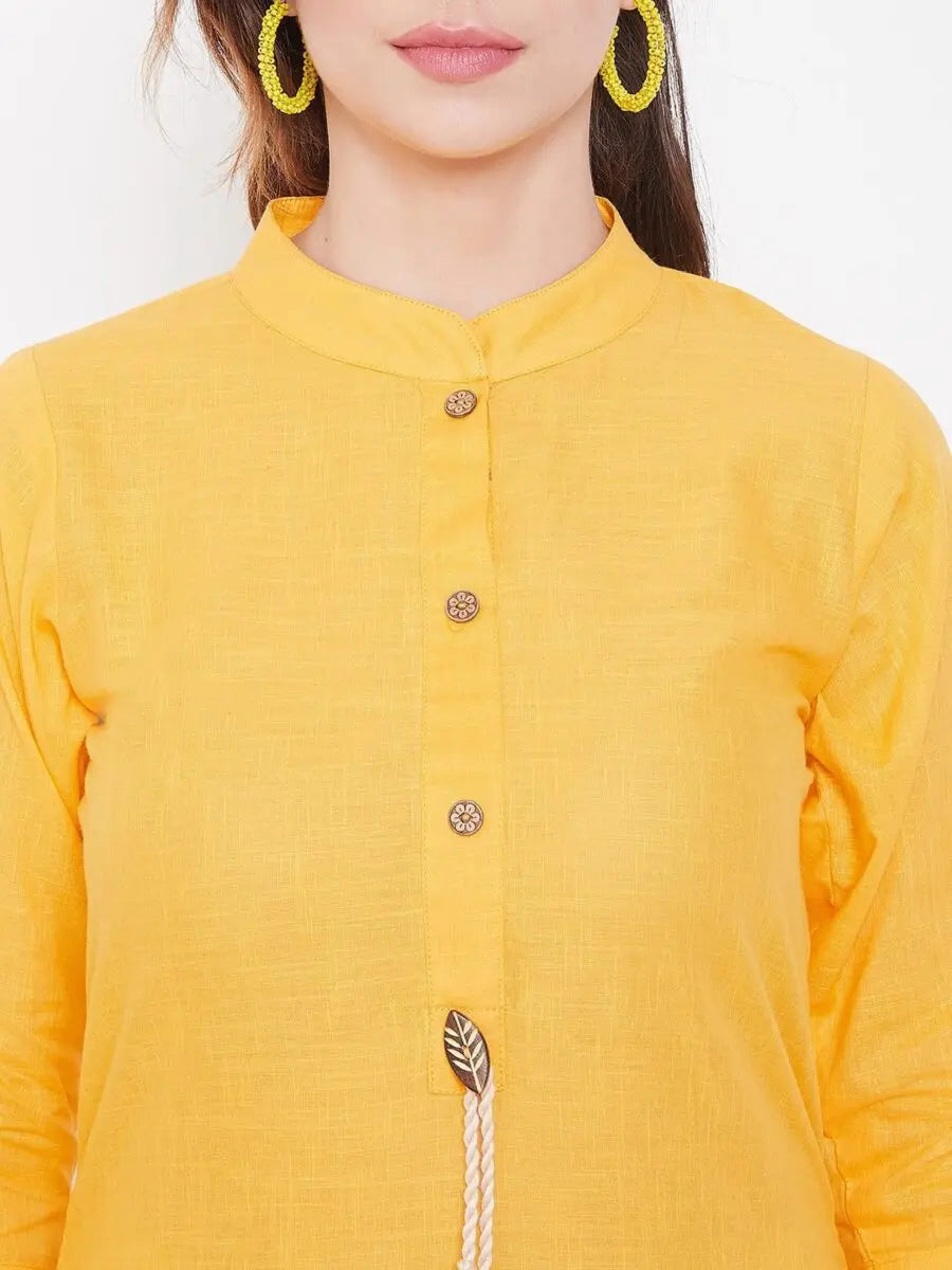 winered-yellow-straight-cotton-embroidered-kurta-and-pant-set