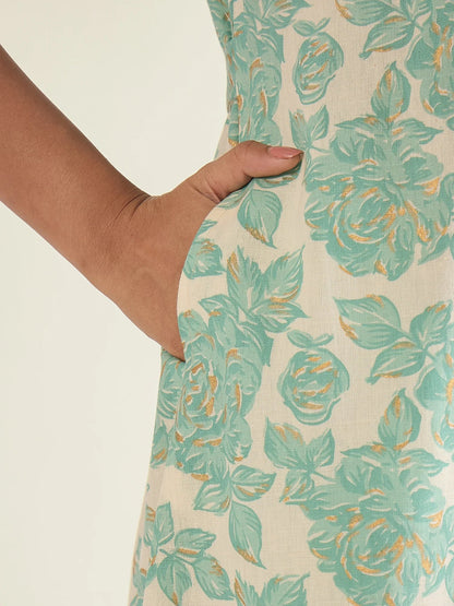 women-off-white-cotton-floral-print-shirt-dress