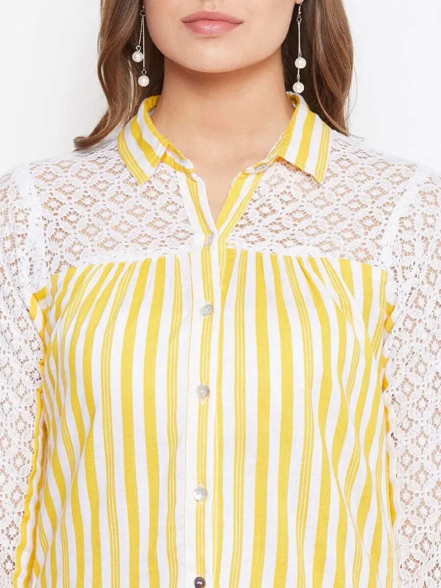 winered-yellow-striped-rayon-shirt-style-top
