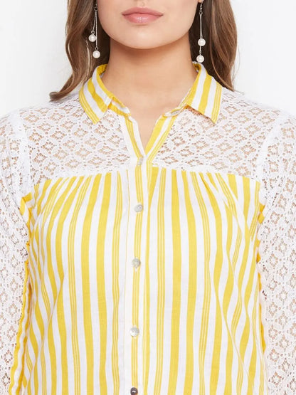 winered-yellow-striped-rayon-shirt-style-top