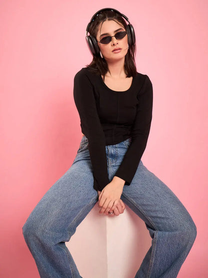 chic-black-corset-style-crop-top