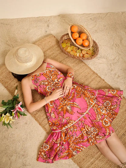 botanical-floral-lace-strap-tiered-dress-xs