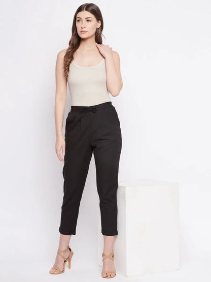 winered-black-regular-fit-cotton-solid-trouser