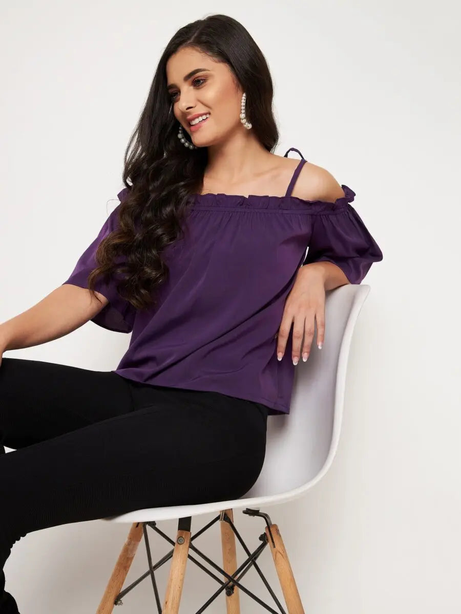 winered-purple-soild-off-shoulder-top