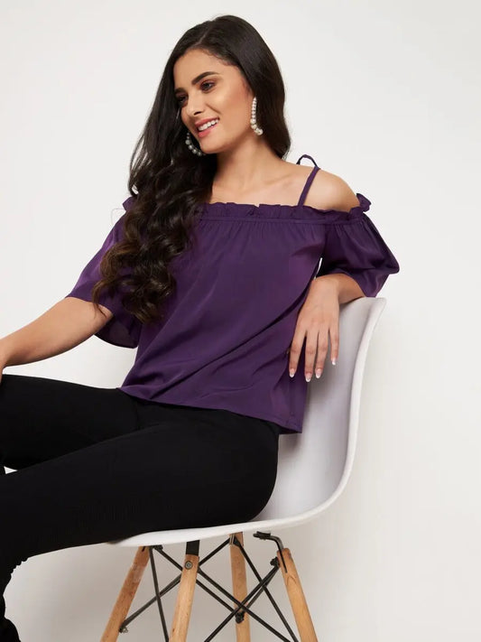 winered-purple-soild-off-shoulder-top