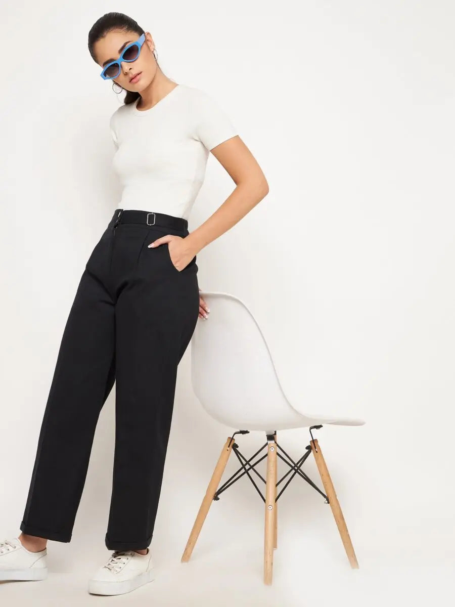 winered-black-trouser-with-buckle