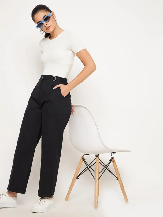 winered-black-trouser-with-buckle