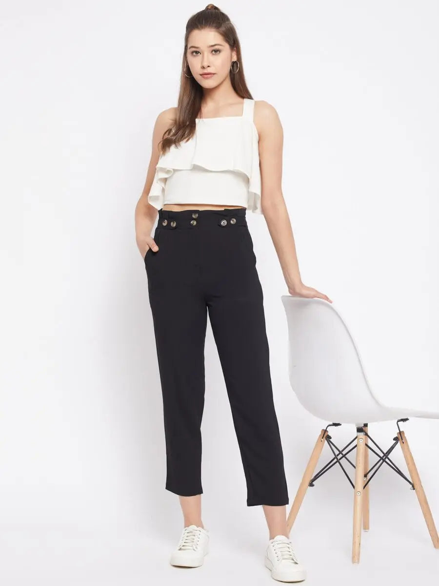 winered-black-regular-fit-polyester-solid-trouser