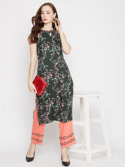 winered-green-straight-rayon-embroidered-kurta-and-palazzo-set