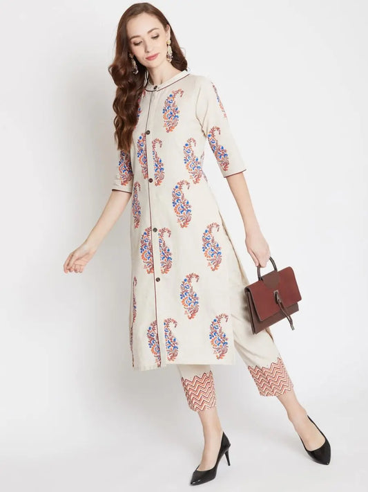winered-off-white-straight-cotton-printed-kurta-and-pant-set