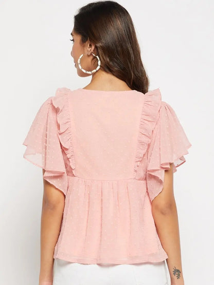 winered-women-dobby-smoking-yoke-pink-top