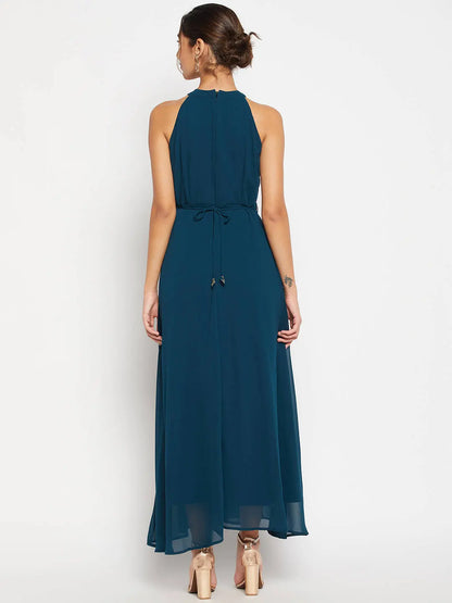 winered-woman-embriodered-belt-maxi-dress