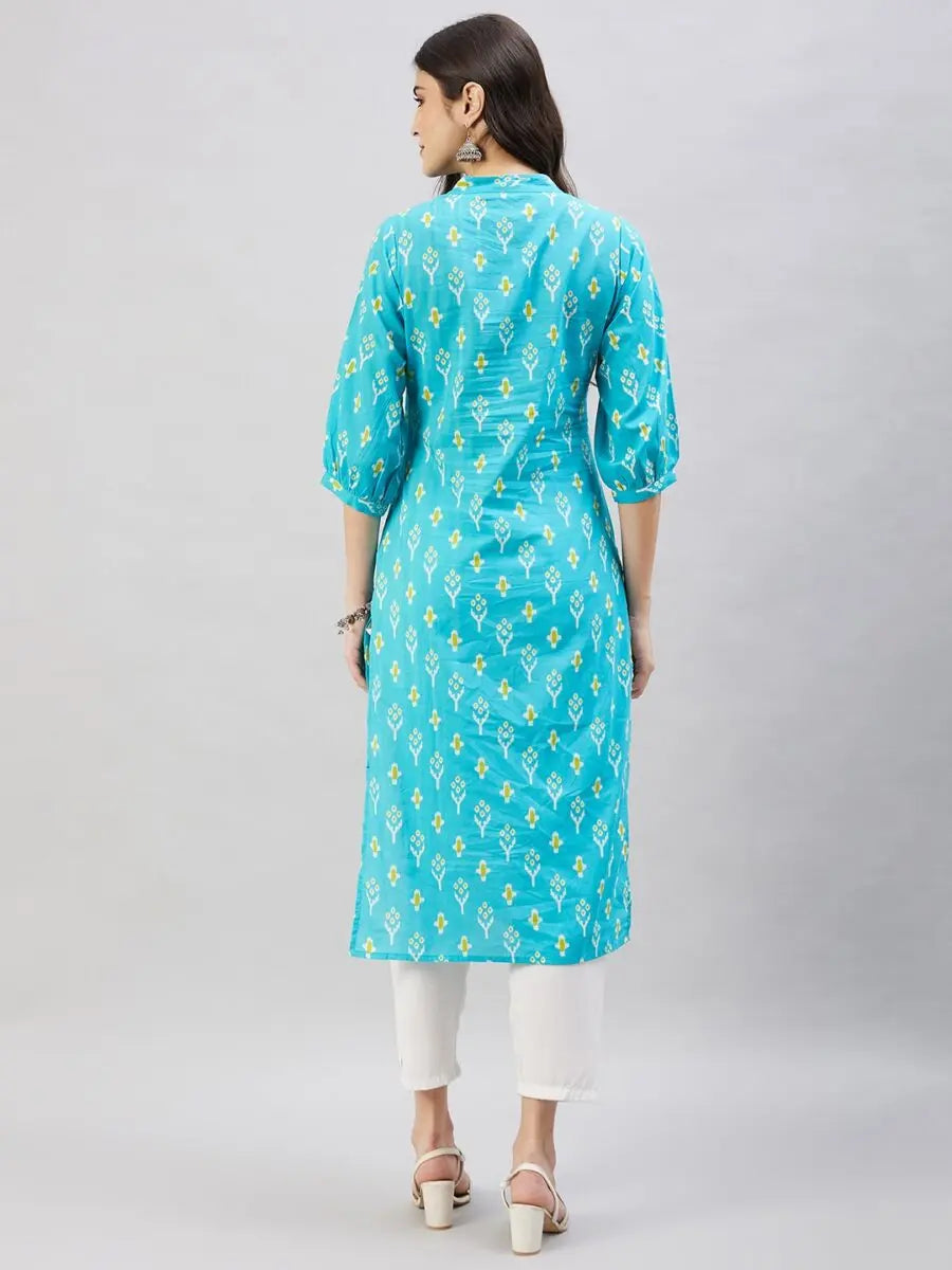 winered-women-light-blue-with-contrast-pink-thread-work-kurta