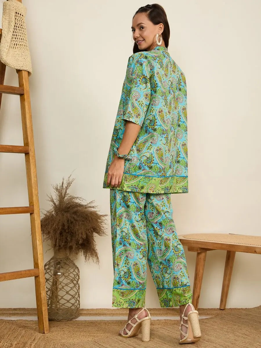 winered-woman-paisley-print-border-green-co-ord-set