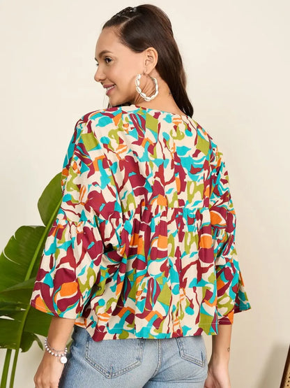 winered-women-multi-colored-abstract-print-flared-top