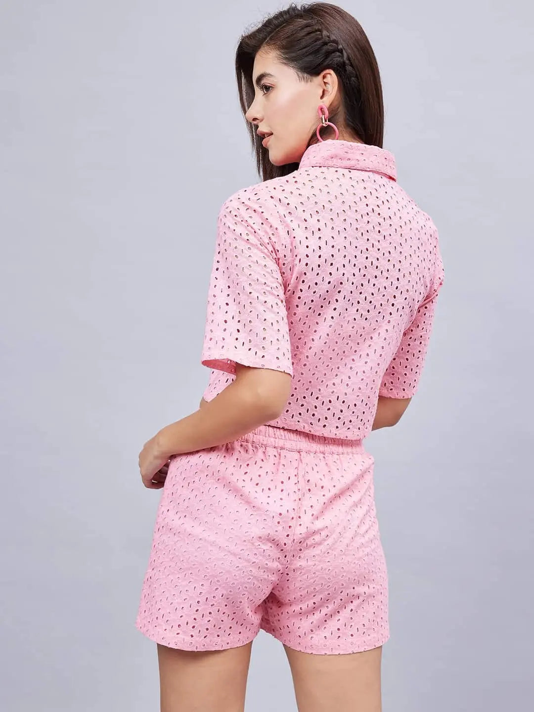 winered-woman-schiffli-shirt-shorts-coord-set-2