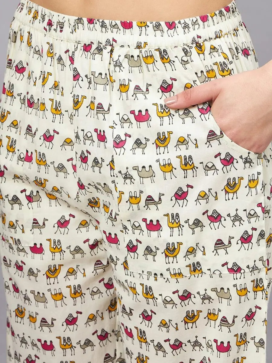 winered-woman-lapel-collared-camel-print-night-suit-with-piping