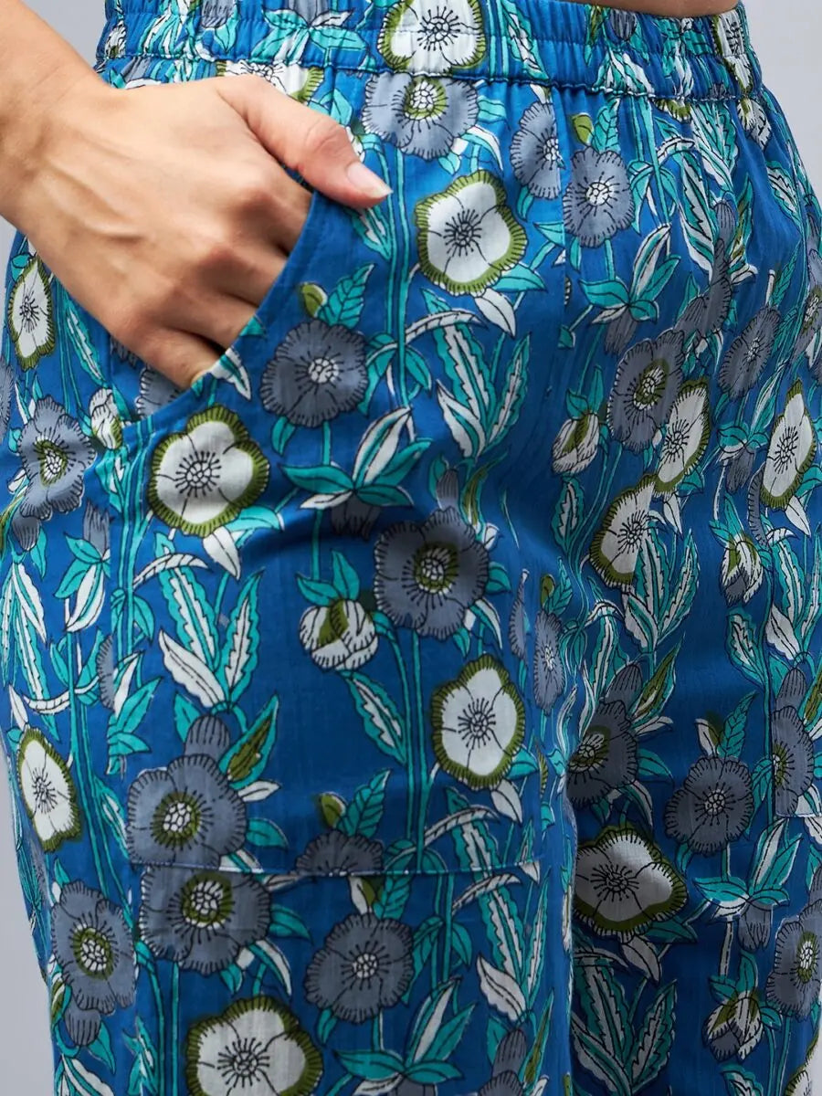 winered-woman-blue-co-ord-set-for-women-with-lace-co-ord-set