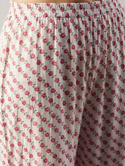 winered-woman-green-flared-kurti-sharara-set