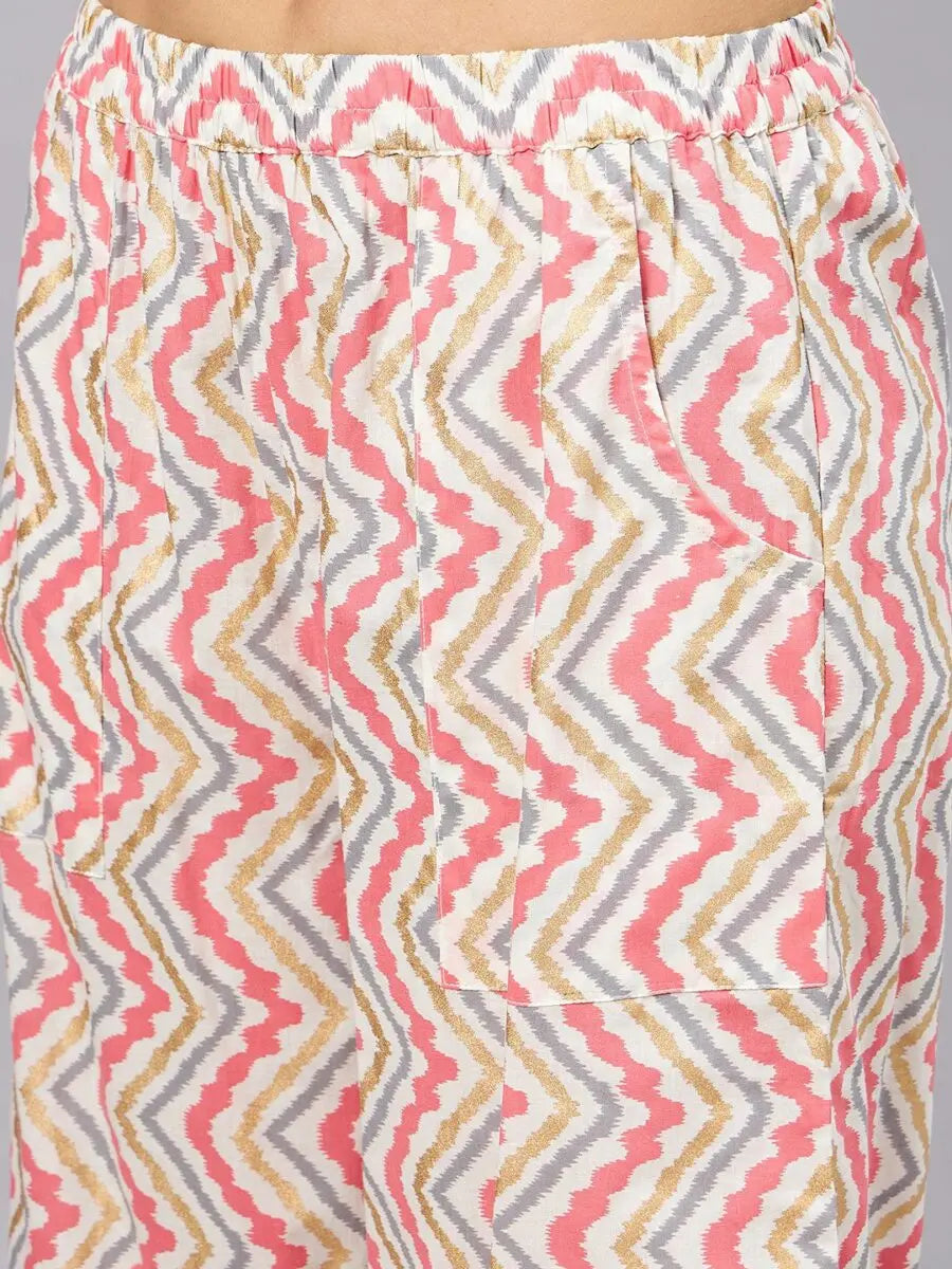 winered-women-white-and-pink-cotton-co-ord-set