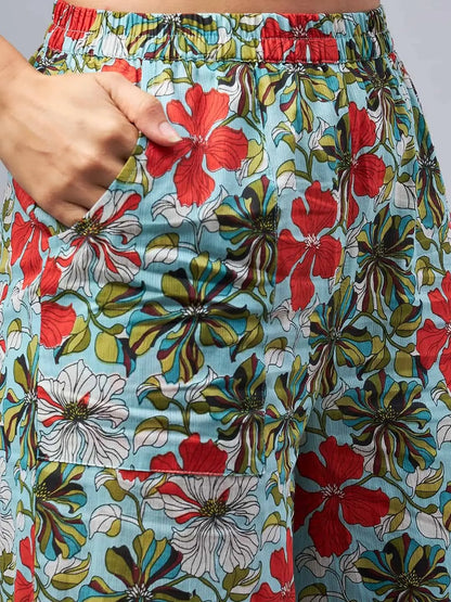 winered-skyblue-womens-cotton-co-ord-sets