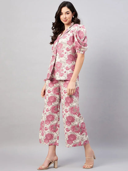 winered-beige-and-pink-co-ord-women-blazer-with-trouser