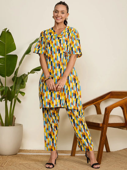 winered-abstract-print-women-blazer-style-co-ord-set