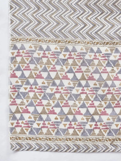 winered-woman-off-white-geometric-print-with-lace-detailed-sleeve-kurta-dupatta-set