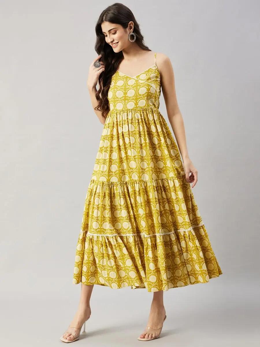winered-women-yellow-floral-lace-strap-tiered-dress