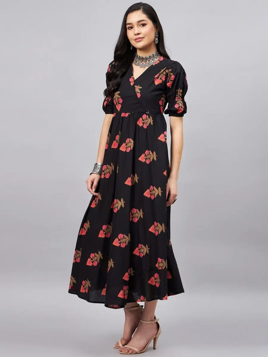 winered-women-black-ethenic-motif-printed-a-line-dress