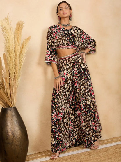 winered-woman-printed-oversized-crop-top-with-flared-pant-set